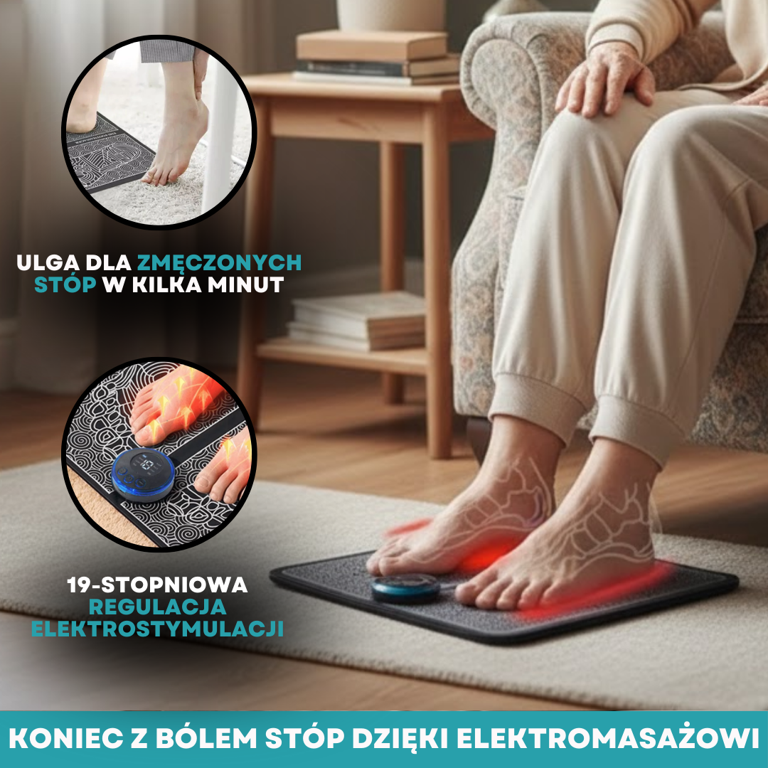 FeetFlex - elektromata do masażu i regeneracji bolących stóp