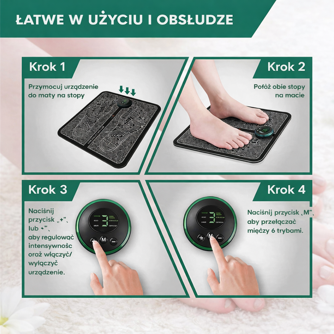FeetFlex - elektromata do masażu i regeneracji bolących stóp - obrazek 3