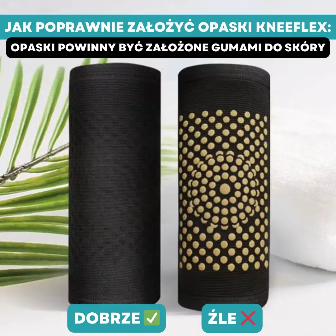 KneeFlex - opaska rozgrzewająca, zapewniająca redukcję bólu i komfort ruchu (zestaw 1+1 GRATIS) - obrazek 9
